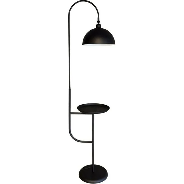 Bamyum Stehlampe Moderne Stehlampe aus Metall mit E27, verstellbarer Lampenschirm, ohne Leuchtmittel, E27, verstellbarer Lampenschirm, Stehluchte mit Ablage – Bild 4