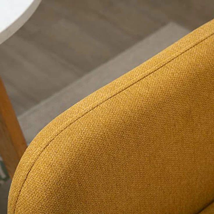 HOMCOM 2-Sitzer Doppelsofa mit Kissen und Anti-Rutsch Beinen – Bild 9