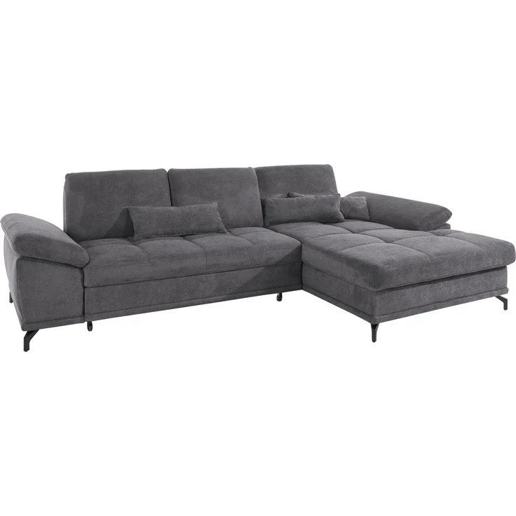 Places of Style Ecksofa Costello L-Form, mit Sitztiefenverstellung, Armteilverstellung und, 3 Nierenkissen, optional Bettfunktion und Bettkasten – Bild 3