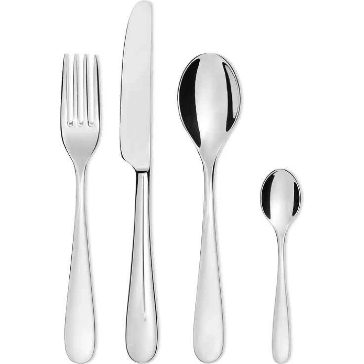 Alessi Besteck-Set Nuovo Milano (5180/3 ) (24-teilig) 5180S24 – Bild 1