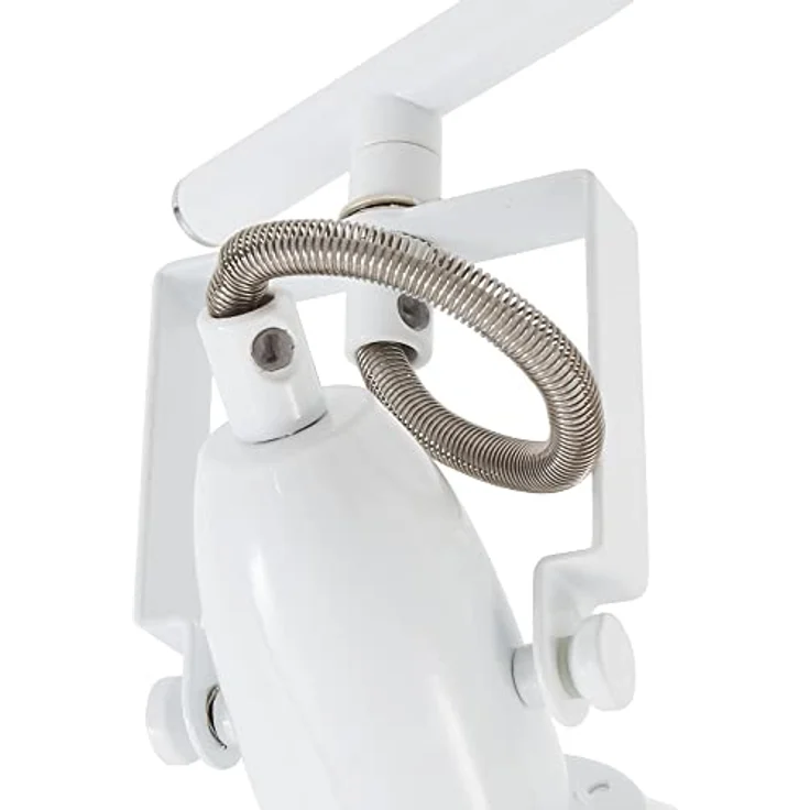 BRILONER - Deckenleuchte, Deckenlampe mit 3 dreh-und schwenkbaren Spots im Retro / Vintage Design, Fassung: E14 max. 40 Watt, Metall, Maße: 55.4x10x18.1 cm, Farbe: Weiß – Bild 6