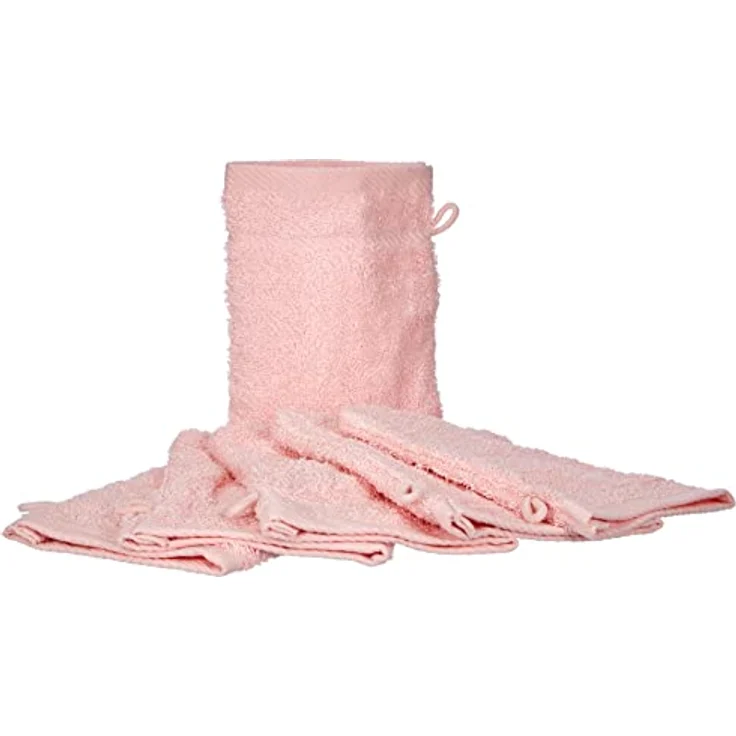 De Witte Lietaer 194835 Waschlappenset 6-tlg, Baumwolle, Rosa, 15x20 cm – Bild 2