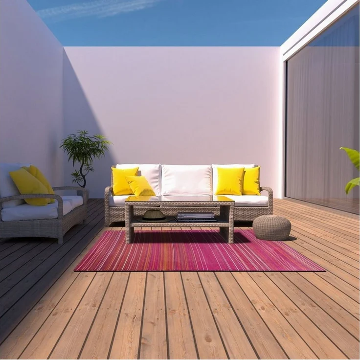 Marrakesch Orient & Mediterran Interior Outdoorteppich Outdoor Teppich Picknickmatte Modern Jakinta 160 x 230cm – Bild 2