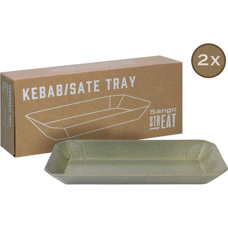 Streat Food Grün, Tray Kebab 2-tlg 30,6 cm (mo) – Bild 1