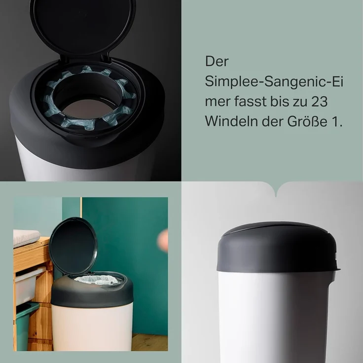 TOMMEE TIPPEE Nachfüllkassette für Simplee Sangenic Windeleimer 3er Set – Bild 8