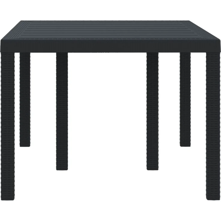 vidaXL Wetterfester Gartentisch Anthrazit 150 x 100 x 73 cm 871684 – Bild 3