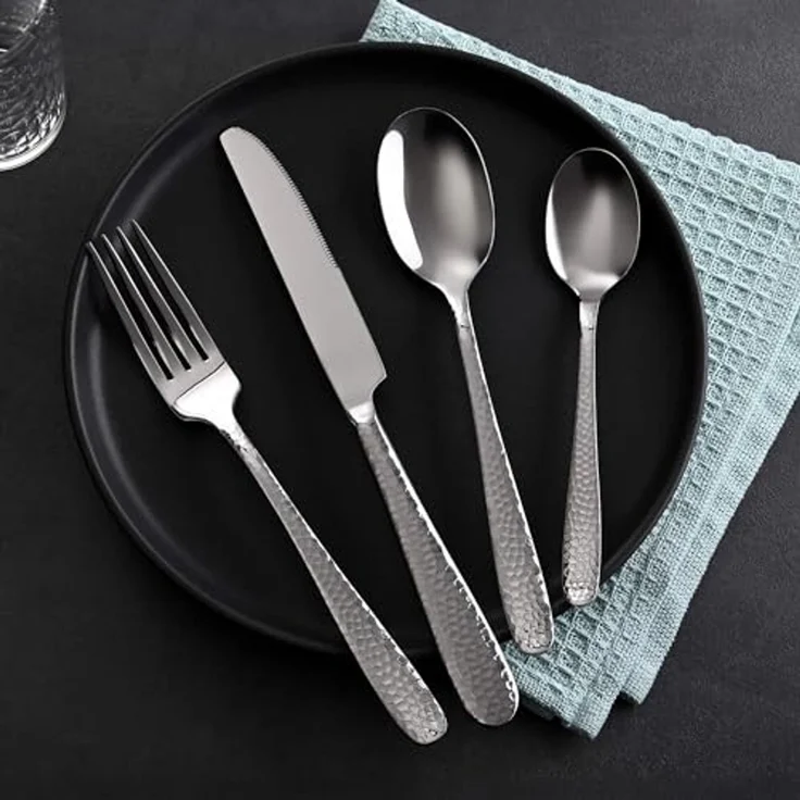 Gräwe Besteckset 'Gent', 24-teilig, 6 Personen, Edelstahl silber – Bild 3