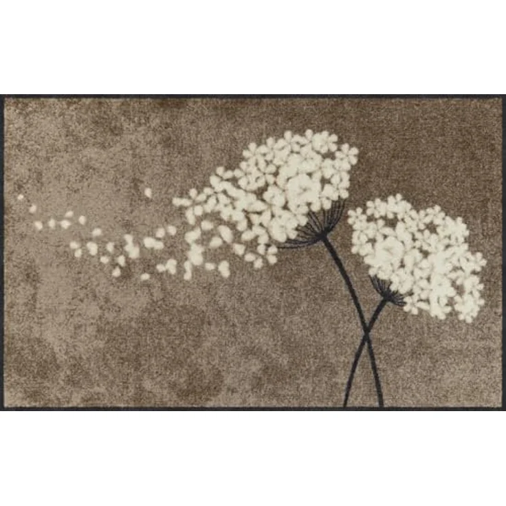 Salonloewe Läufer Wishfull Blossom taupe SLD2738 075x120, Eingangsmatte groß, Höhe: 750 mm – Bild 2