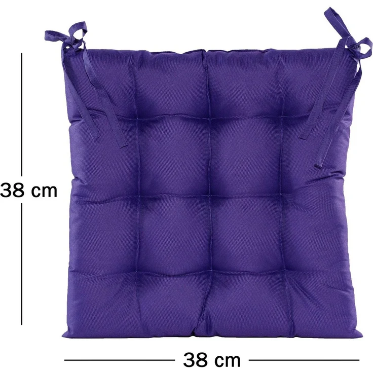 JACK Stuhlkissen JACK Outdoor 38x38cm Sitzkissen Lounge Kissen Sitzkissen Wasserfest, mit Lotus Effekt, robust, strapazierfähig, für Innen & Außen – Bild 2