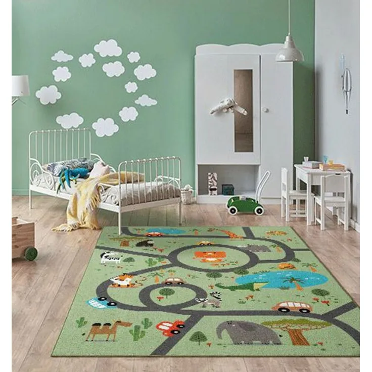 the carpet Teppich Happy Life, rechteckig, Höhe: 4 mm, Life Kinderzimmer Teppich Spielteppich pflegeleicht