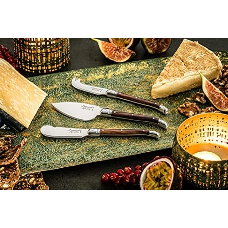Laguiole Premium Line Messerset für Käse Dark Woo – Bild 5