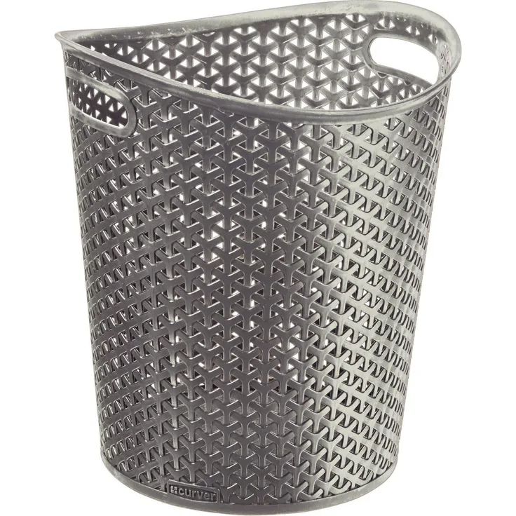 Curver Papierkorb, Silber