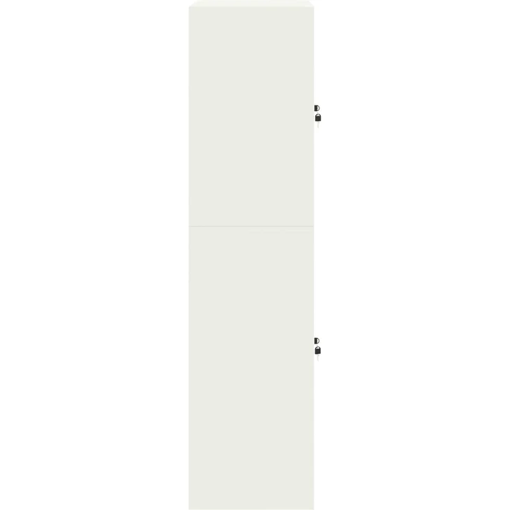 vidaXL Aufbewahrungsschrank 2 stk. Weiß 90 x 40 x 160 cm Stahl 3438716 – Bild 9