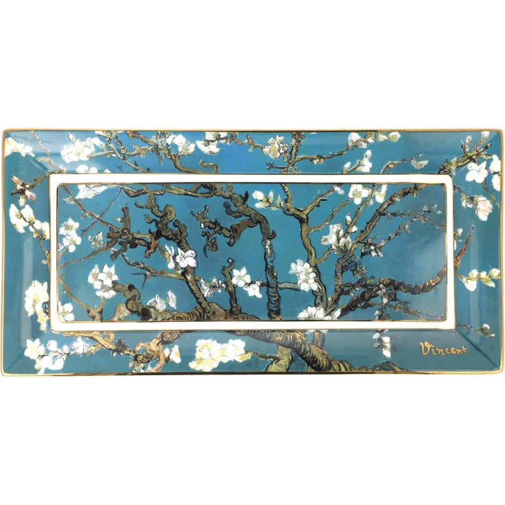 Goebel / Vincent van Gogh - Mandelbaum blau,Schale,Mandelbaum blau,24,0cm x 12,0cm x 2,0cm / New Bone China / 24,0cm x 12,0cm x 2,0cm – Bild 4