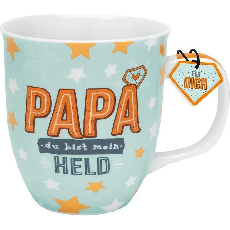 Tasse Tee- Kaffeetasse Kaffeebecher Geschenk Vatertag 40cl Sheepworld PAPA 48585 – Bild 3