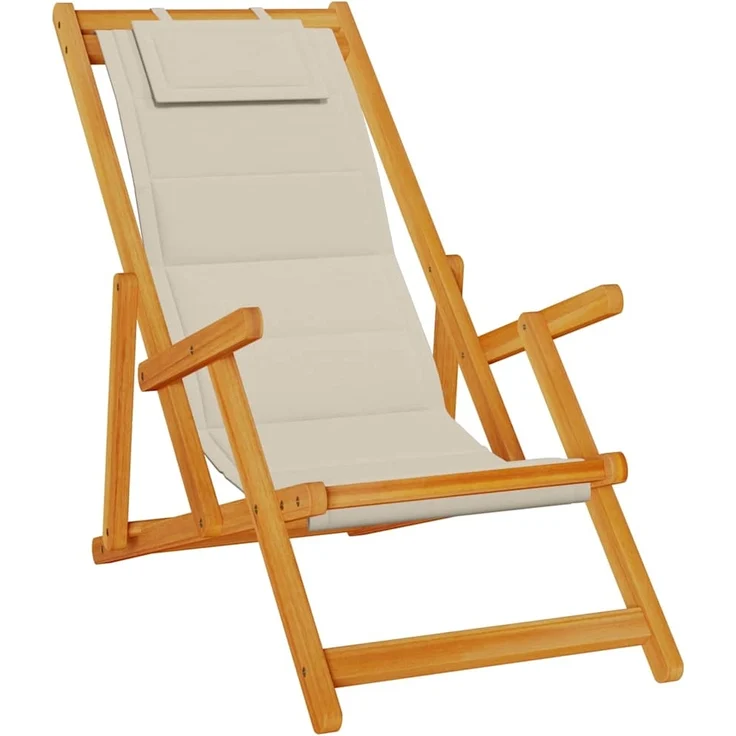vidaXL Liegestuhl 2 pcs Braun 61.5 x 123 x 82cm Massivholz Akazie 3325144 – Bild 3
