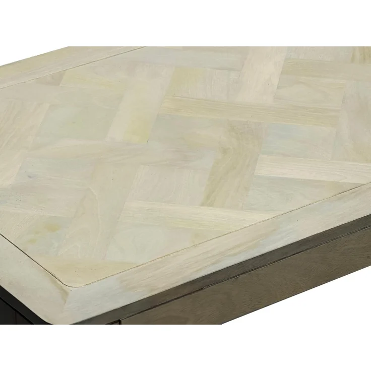 FINEBUY Couchtisch FB77663 Sofatisch 120cm Wohnzimmertisch Loungetisch (Warme Holzoptik mit natürlicher Maserung), Zeitloses Design für stilvolle Wohnräume – Bild 6