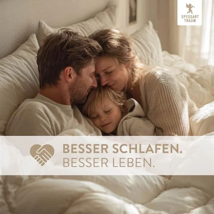 Spessarttraum Daunen Kassettendecke Silber extra warm, Füllung: 100% Daunen|155x220 cm – Bild 10