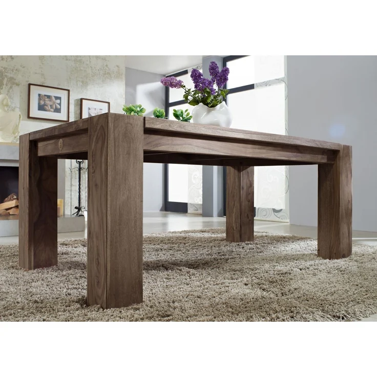 Esstisch Sheesham 240 x 100 x 76 grau geölt NATURE GREY #608 – Bild 3
