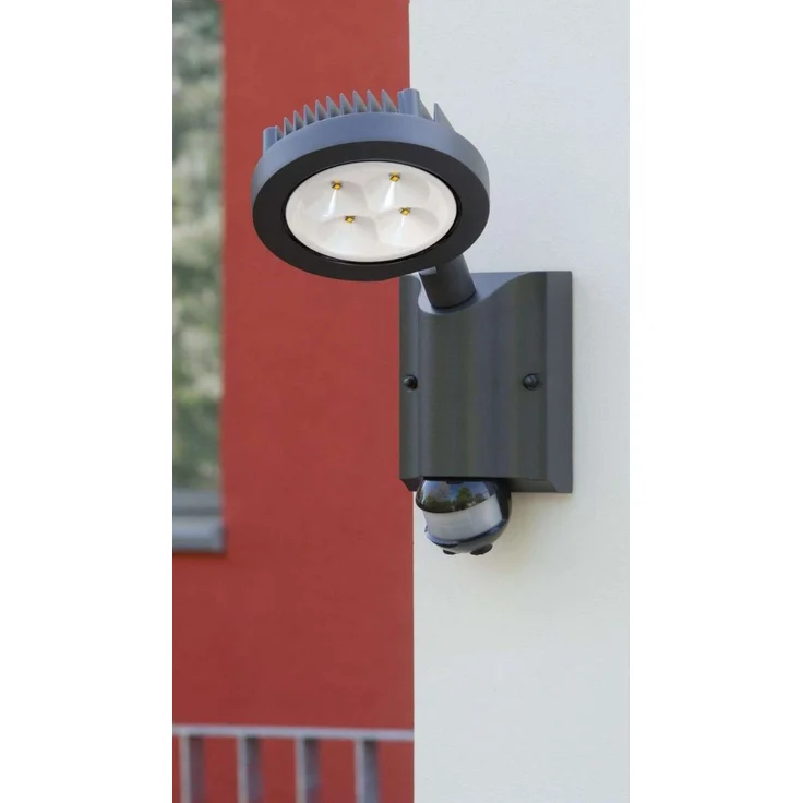 Lutec Nevada Wandlampe Aussenlampe Aussenleuchte LED 6102 S-Pir-Gr – Bild 2