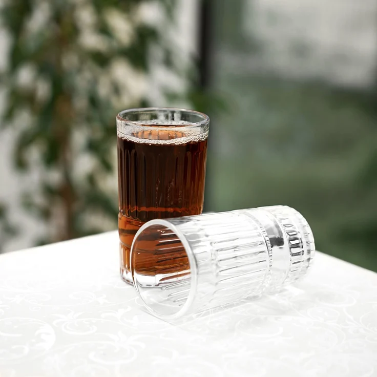 12er Set Glas Trinkgläser - Robust, vielseitig & stilvoll – Bild 3