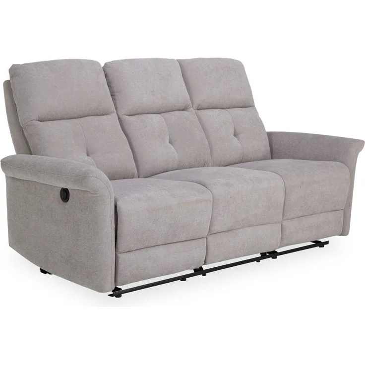 HARPER Sofa Sofa 3 Sitzer HARPER HEPOLA BHT 189x92x100 cm grau Couch Einzelsofa