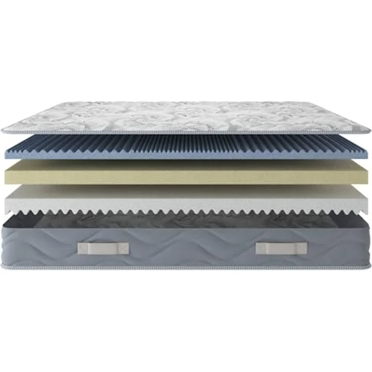 Talamo Italia - Scudo Queen-Size-Matratze, Memory Foam-Matratze, ergonomische Matratze, milbenhemmende und hypoallergene Matratze, 100% Made in Italy, 120 x 190 x 21 cm – Bild 6
