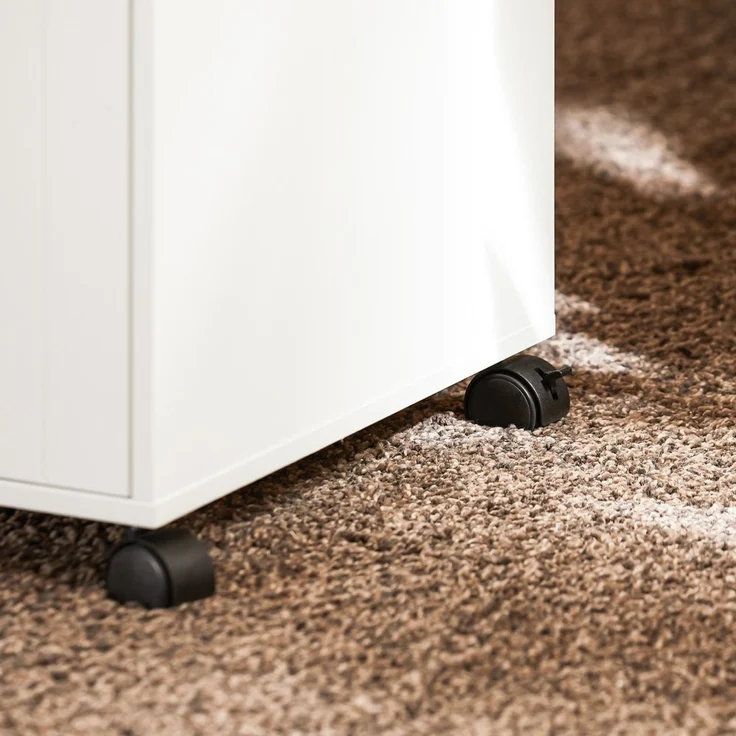 SoBuy ASK03-W Schubladenschrank Büro, MDF, Lackiert, Weiß, 45 x 60 x 45 cm – Bild 7