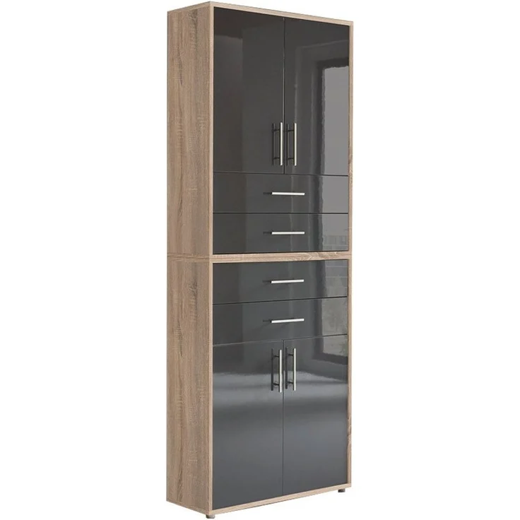 BMG Möbel Aktenschrank Tabor (Set 18, Büroschrank mit Metallgriffen) Made in Germany – Bild 4