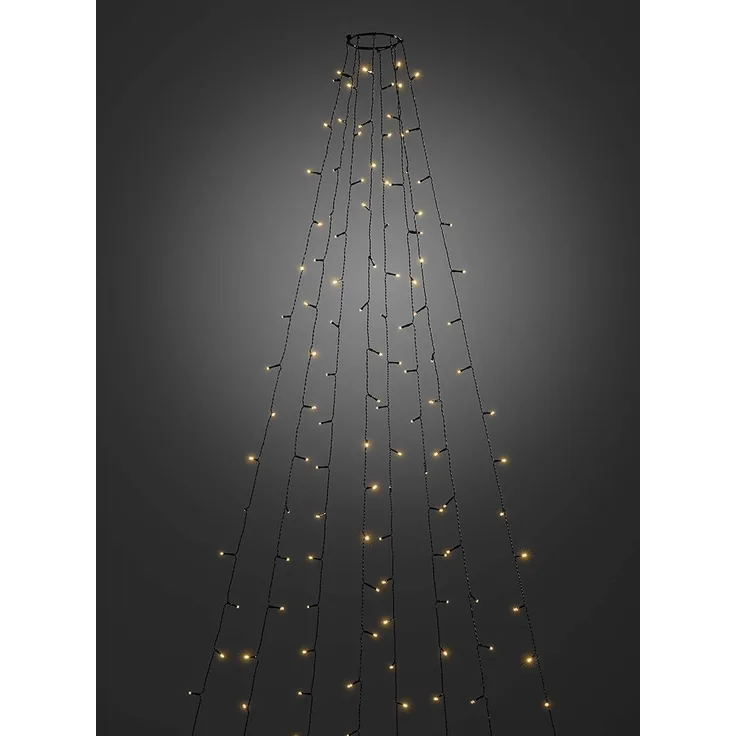 KONSTSMIDE No. 6321-810 LED Baummantel 400 bernsteinfarbene Dioden Glimmereffekt IP44