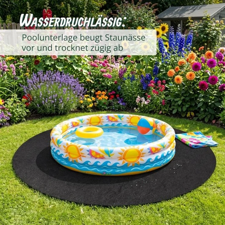 Relaxdays Poolunterlage Filz – Bild 3