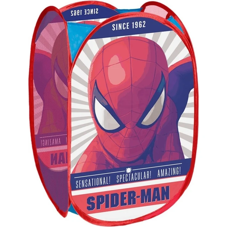 Seven Polska Spielzeugtruhe Disney Spielzeug "SPIDERMAN" Box ↨ Pop Up Car Toy Organizer – Bild 3