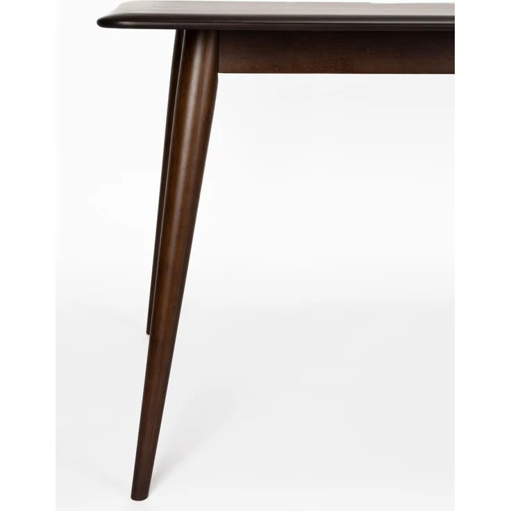 DutchBone Esstisch Elroy aus Gummibaumholz in Walnussbraun Braun 80x180x75 cm – Bild 5