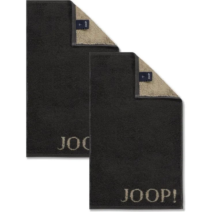 2 Stück Joop! Gästetuch Classic 1720-73 schiefer 30x50
