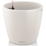 LECHUZA Blumentopf Classico Color 28 Komplett-Set Hochglanz Weiß 13190 421430