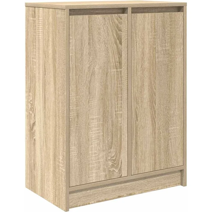 vidaXL Schuhschrank Sonoma-Eiche 57x34x76 cm Holzwerkstoff 861870 – Bild 2