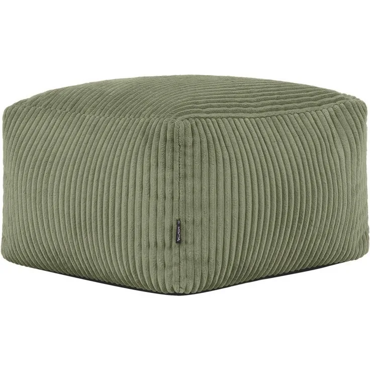 icon Pouf aus Cord „Amara“, mit Füllung, 40x40x25, Made in Germany