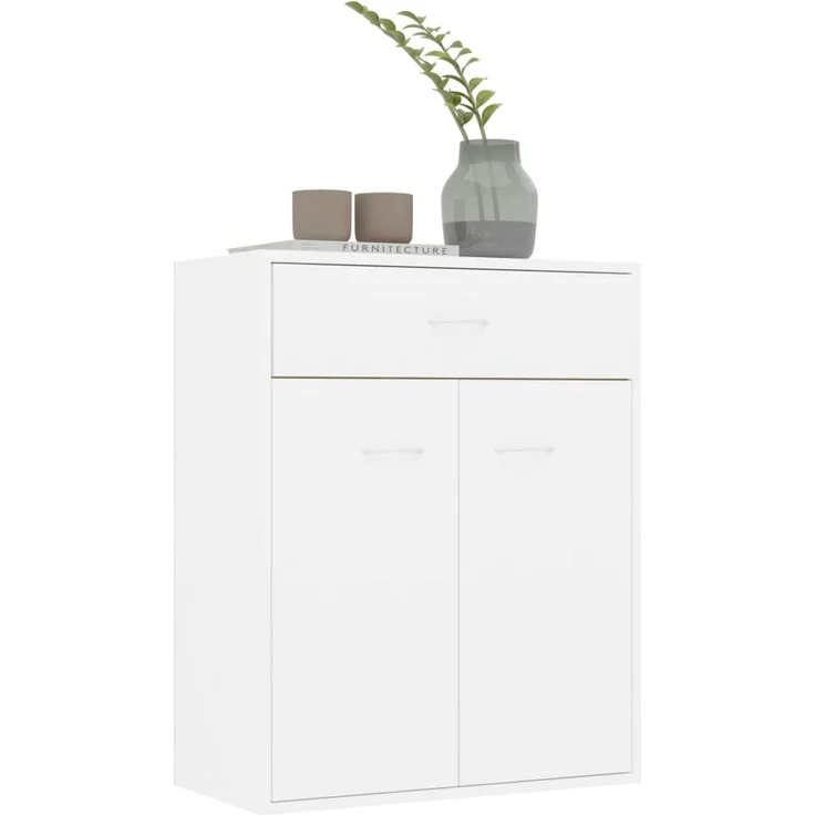 vidaXL Sideboard Weiß 60 x 30 x 75 cm Spanplatte [800711] – Bild 3