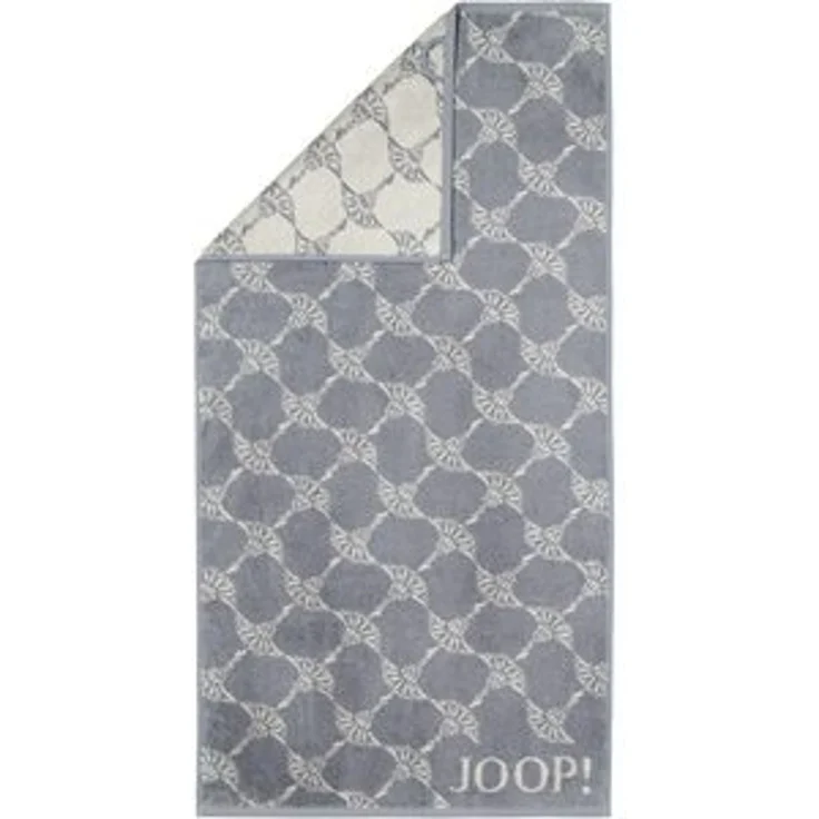 JOOP! Handtuch Classic Cornflower Frottierkollektion - Walkfrottier Anthrazit 50x100cm – Bild 6