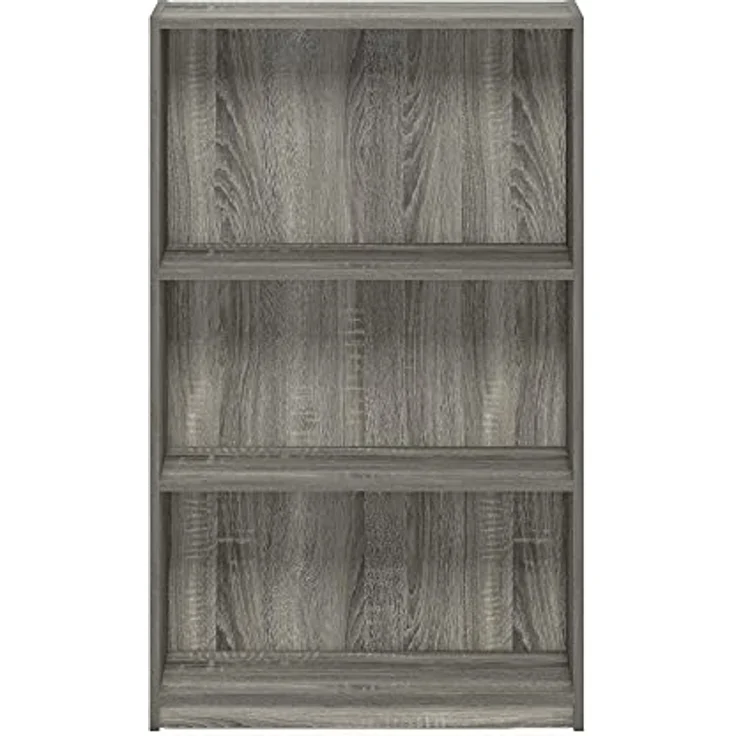 Furinno JAYA Einfaches Bücherregal, Französisches Eichengrau, 24. 13x62. 23x102. 36 cm – Bild 9