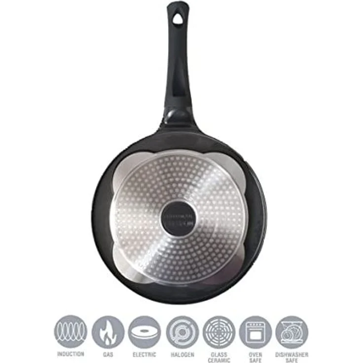 Pfannkuchen Pfanne Ø26cm 7 Fächer Induktion Alu Guss Spiegelei Crepespfanne Pancake geeignet für alle Herdarten – Bild 5