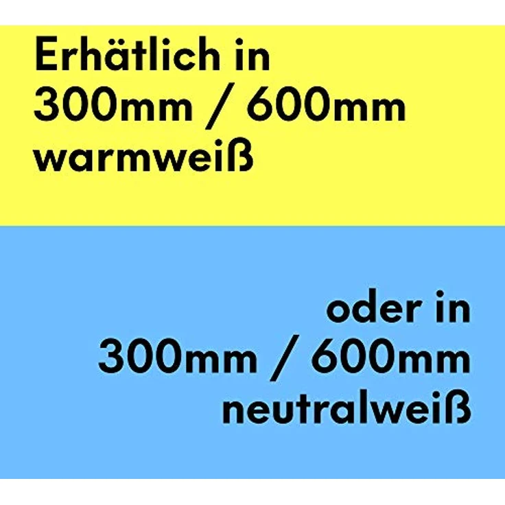 kalb LED Spiegelleuchte LED 300mm Aufbauleuchte 230V Badezimmer Leuchte verchromt, 300mm warmweiß, warmweiß – Bild 9