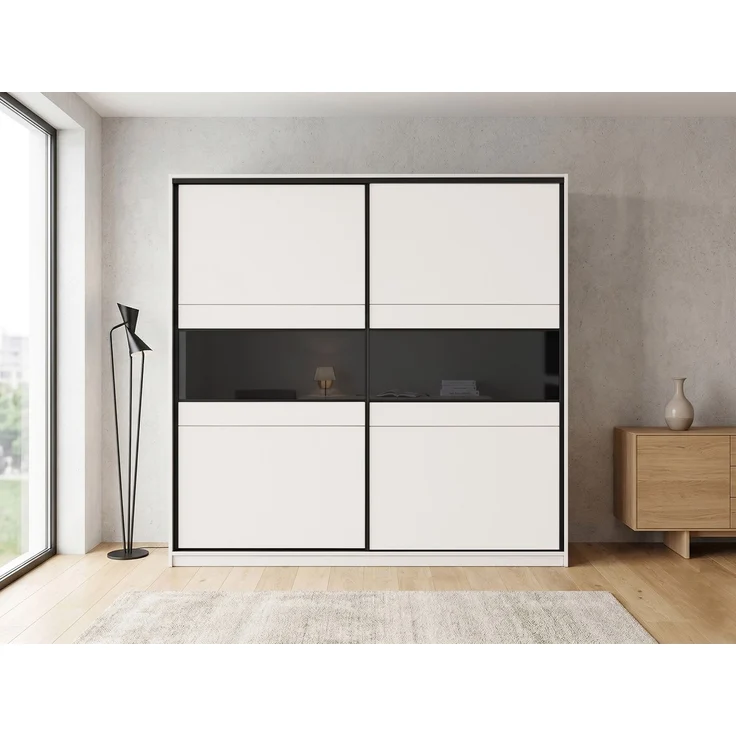 Mirjan24 Kleiderschrank Joxi 226 (Farbe: Cashmere), 220 x 65 x 226 cm – Bild 2