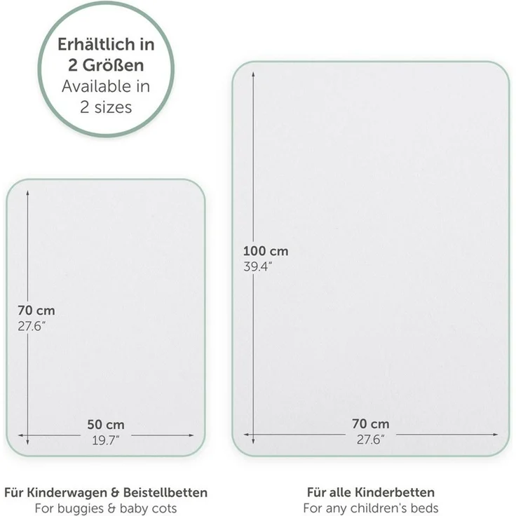 Matratzenauflage Molton Inkontinenzunterlage wasserdicht & atmungsaktiv Laleni, wasserdicht & atmungsaktiv aus 100% Baumwolle – Bild 3