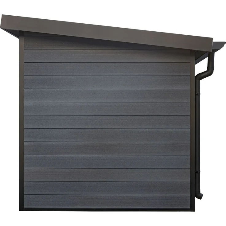 WPC Gartenhaus 2x2 + Pultdach – Style DeLuxe 4,0 m² – Bild 4