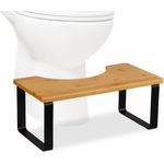 Toilettenhocker Bambus & Metall 10050623