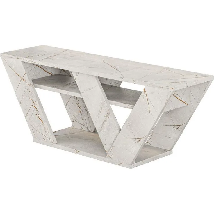 Decortie TV-Schrank Pipralla Moderner TV-Ständer Multimedia Mit Einlegeböden, 110 x 30 x 40 cm
