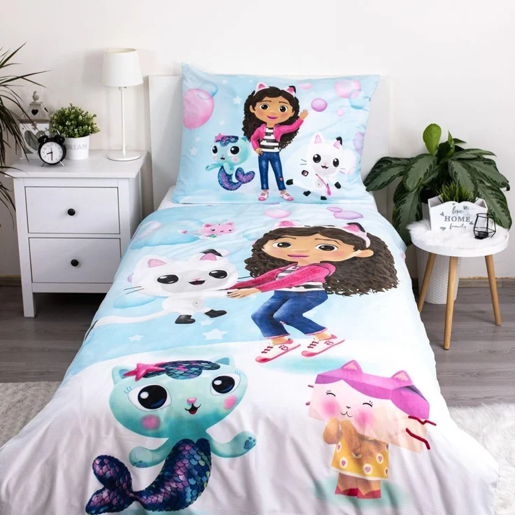 Gabby's Dollhouse Kinderbettwäsche Kuschelige Bettwäsche Polyester, 140x200 cm & 70x90 cm – Bild 2