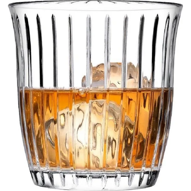 Pasabahce Joy Whisky Glas Set – 4 Stück, 360 ml für genussvolles Trinken