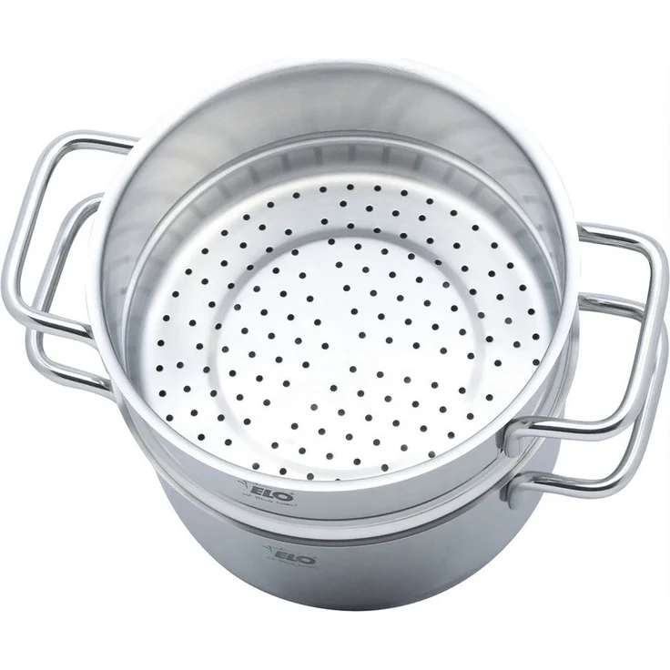 Elo Dampfgartopf, Edelstahl 18/8 (1-tlg), Dampfkochtopf, Ø 18 cm, Induktion – Bild 4